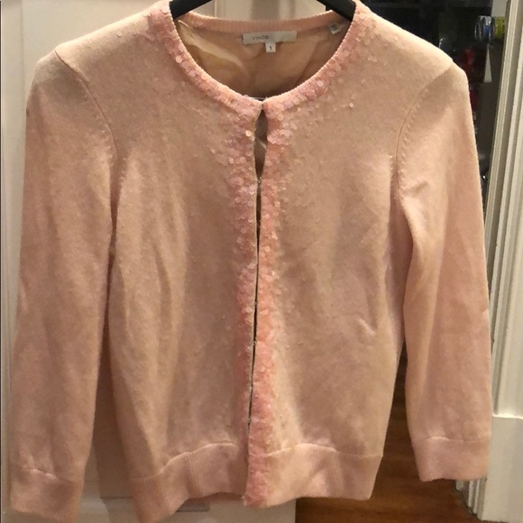 Vince Sweaters Vince Pink Cashmere Cardigan Poshmark